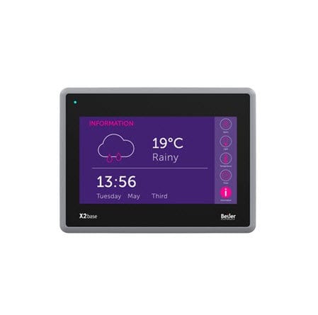 触摸屏HMI - X2 base 7 - Beijers Electronics APAC - 面板式 / 800 x 480 / ARM架构