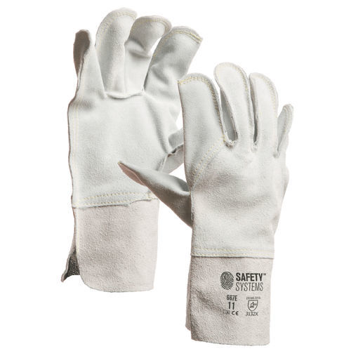 工作安全手套 - G67E - Lanzi Srl | Safety Systems - 耐磨损 / 皮质 / 11