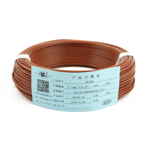绝缘电线 - AF200 series - Shanghai Shenyuan High Temperature wire Co., Ltd - 铜 / FEP / 软质