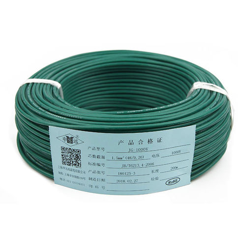 绝缘电线 - JG / JGG series - Shanghai Shenyuan High Temperature wire Co., Ltd - 铜 / 硅类橡胶 / 软质