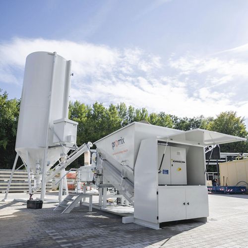 移动式混凝土搅拌站 - promix-500 - promix Anlagenbau GmbH & Co. KG - 紧凑型 / 自动