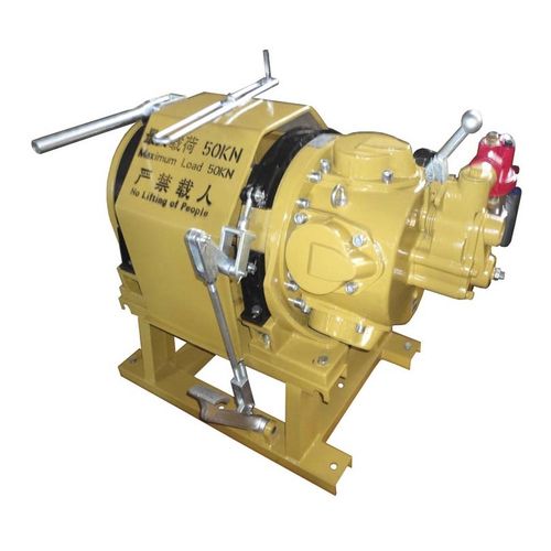 气动绞车 - JQHSB-50X12  - Yantai Weichi Petro Mine Machinery Co., Ltd - 钢缆 / 牵引 / 滚筒