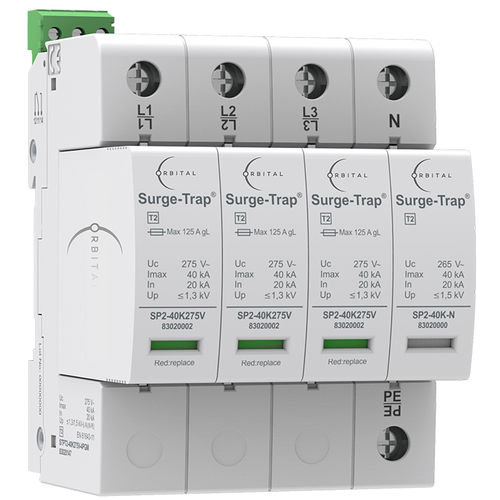 IEC Cllass 2避雷器 - OSPD-1A - Orbital Lightning Protection Technologies - IEC Cllass 3 / 2极 / DIN导轨