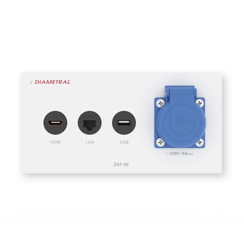 直流配电盘 - ZSF-06 - Diametral a.s. - 交流 / HDMI / USB