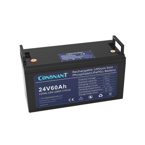 LiFePO4电池 - LFP2460 - Shenzhen Consnant Technology Co., Ltd. - 矩形 / 24V / 用于远程通信设备