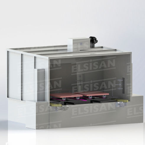 固定喷涂机 - KSO - Elsisan - 双组分油漆 / 液体 / 用于涂层