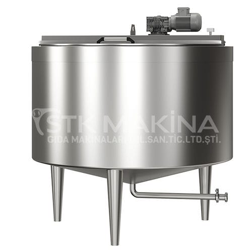 奶油贮液罐 - STK Makina - 巴氏杀菌