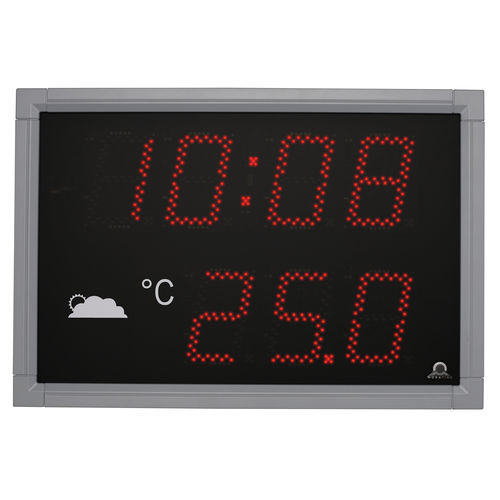 温度计时钟 - DT series - MOBATIME Swiss Time Systems - GPS / DCF77无线电 / 用于室外