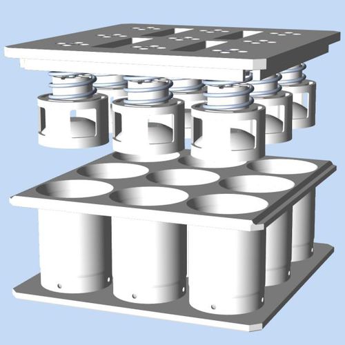 奶酪食品模具 / 圆形 / 立式 / 多腔