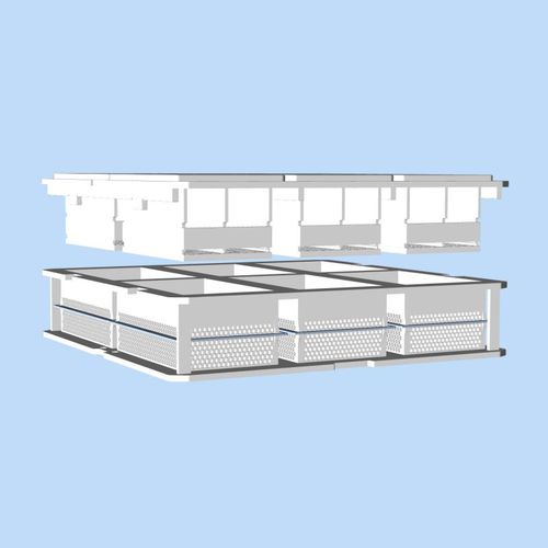 奶酪食品模具 - Laude – A Tetra Pak company - 长方形 / 立式 / 6腔