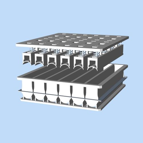 奶酪食品模具 - Laude – A Tetra Pak company - 椭圆 / 卧式 / 6腔