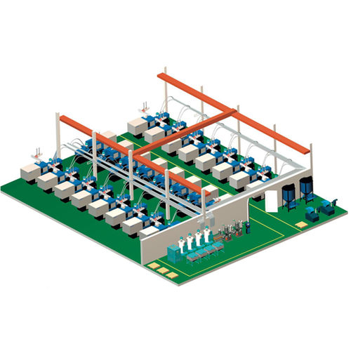 集中式传送系统 - CCS 1 - SANTSAI MACHINERY - 用于注压机