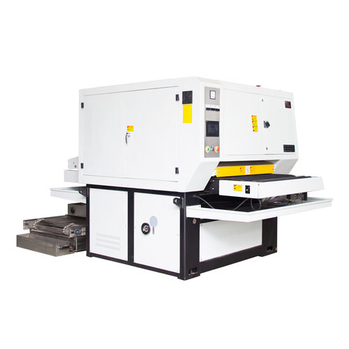刷式去毛刺机 - SG1030-WJS+DB - HANGZHOU XIANGSHENG ABRASIVE MACHINE MANUFACTURING CO.,LTD - 砂带 / 磨光 / 倒角