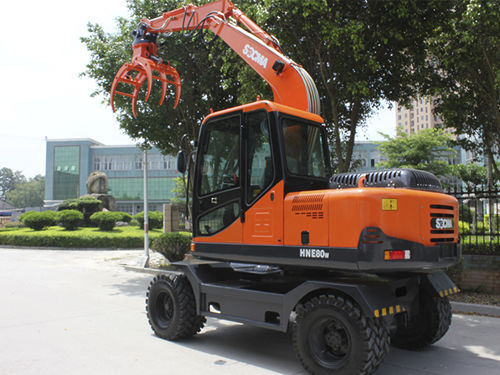 重型挖掘机 - HNE80W - Fujian Huanan Heavy Industry Machinery Manufacturing Co.,Ltd. - 轮胎式 / 柴油 / 用于建筑工地