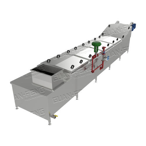 果蔬漂烫机 - GLP series - Zhejiang Guanfeng Food Machinery Co.,Ltd. - 水冷却 / 不锈钢 / 食品行业