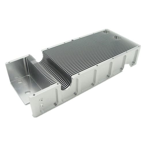 铝制散热片 - AL 6061 - Awind heat sink - CNC铣削和攻丝