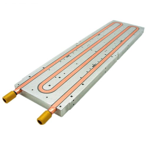 铝制散热片 - A1645 - Awind heat sink - 铜 / 液体冷却式 / CNC铣削和攻丝
