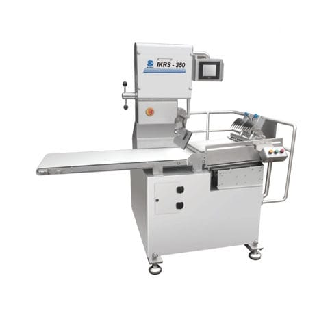 猪肉切片机 - IKRS - 350 - IRE-KOREA - 用于速冻产品 / 自动 / 落地