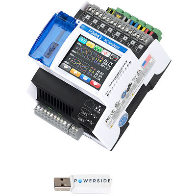 监控分析仪 - PQube® 3 - Powerside - 电动 / 电能质量 / 便携式