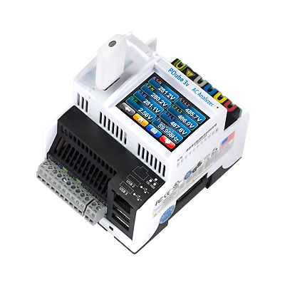 监控分析仪 - PQube® 3v - Powerside - 电动 / 电压 / 紧凑型