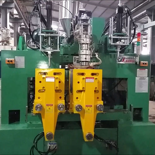 挤出吹塑机 - DKB-8T - Dongguan JinJun Machinery Co., Ltd. - 双工作站 / 电动 / 单步