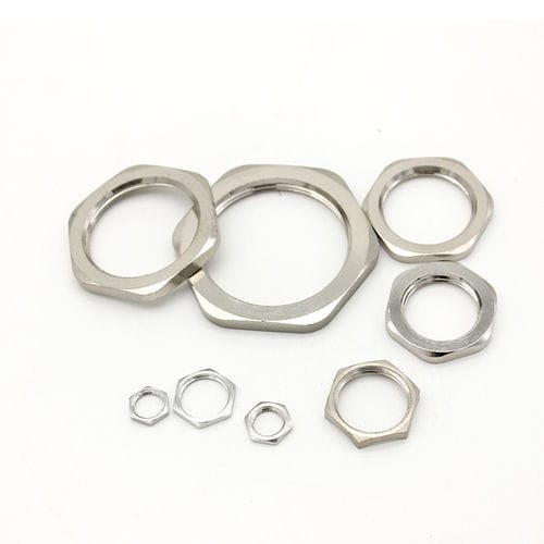 镀镍黄铜保险螺母 - JX-M-ML series - YUEQING JIXIANG CONNECTOR CO., LTD - 六角形 / 螺纹 / 管件