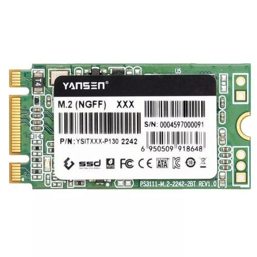 SATA IIISSD - YSITXXX-P130 2242 - KingSpec - 内部 / M.2 / 工业