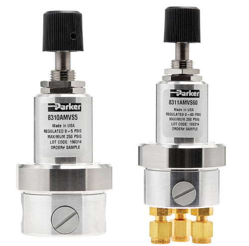 空气压力调节器 - 831 series  - Parker Precision fluidics Division - 气体 / 隔膜 / 插装