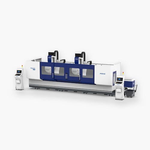 3轴加工中心 - PA4900S-2W  - PONC CNC - 立式 / 用于铝 / BT 30