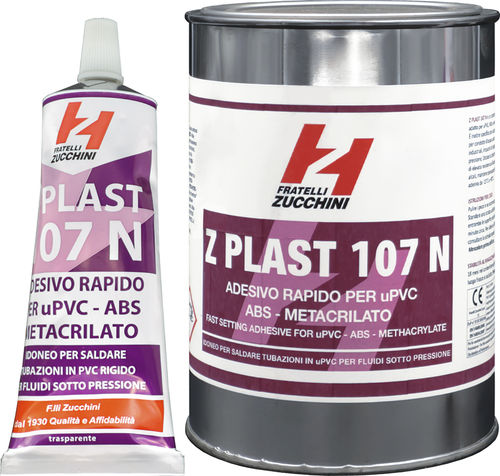 甲基丙烯酸酯胶 - Z PLAST Series - FRATELLI ZUCCHINI - 单组分 / 工业 / 用于 PVC 管