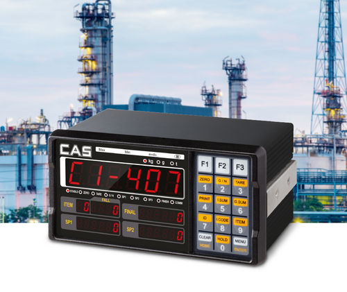过磅指示器/控制器 / 数字 - CI-400A series - CAS - 面板型 / 用于填充机