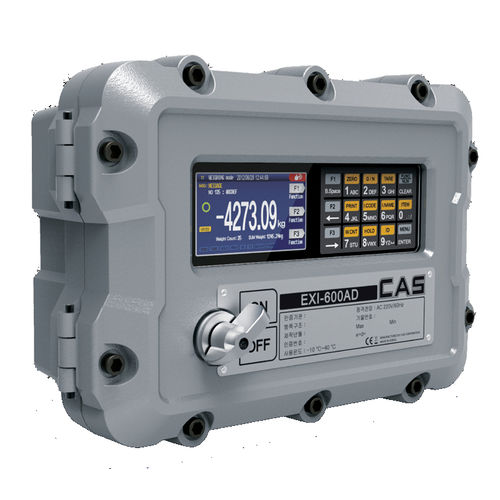 防爆燃称重仪表 - EXI series - CAS - LCD 显示屏 / 面板式 / 密封