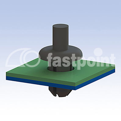 圆头铆钉 - 9 series - Fastpoint Srl - 塑料
