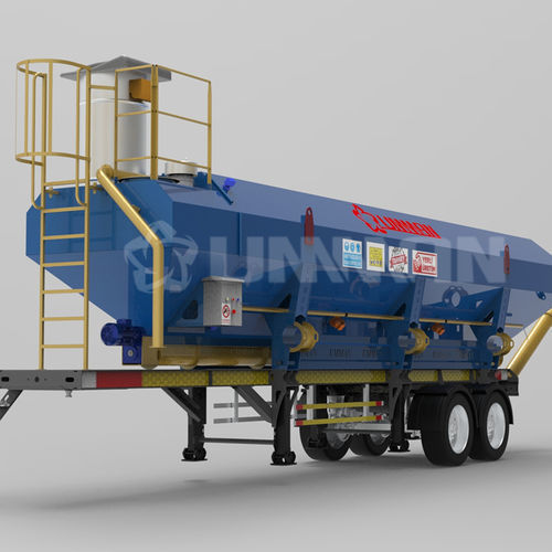 卧式筒仓 - Umman Concrete Batching Plants - 水泥 / 不锈钢 / 用于预制混凝土