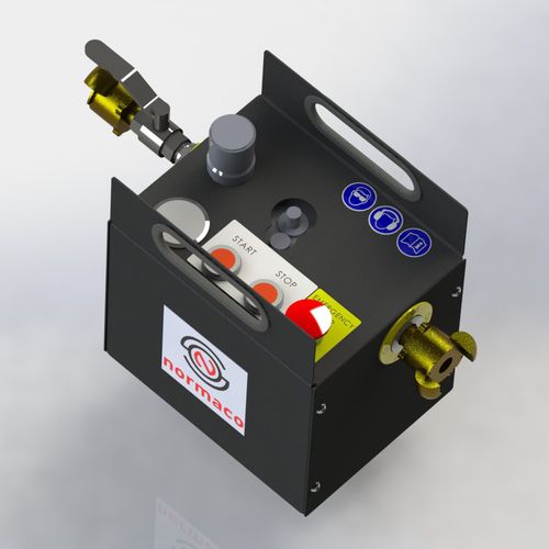 带紧急制动安全设施 - 6M series - Normaco International Ltd. - 气动应用