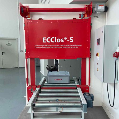 竖直滑动门 - ECClos®-S - STOBICH FRANCE - 金属 / 传送带 / 防火