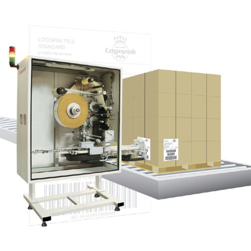 自动贴标机 - Logomatic 900 series - LOGOPAK FRANCE - 货盘 / 用于制药业 / 食品行业