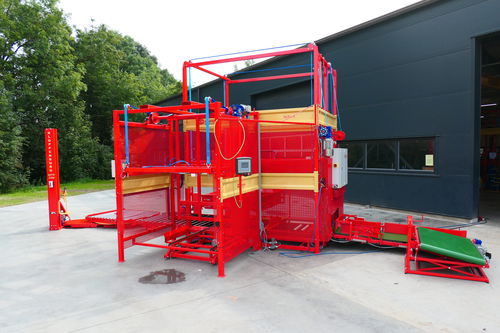 带堆垛机码垛机 - WIBO 8 TPV - Kloppenburg Machinebouw - 袋子 / 货盘 / 自动