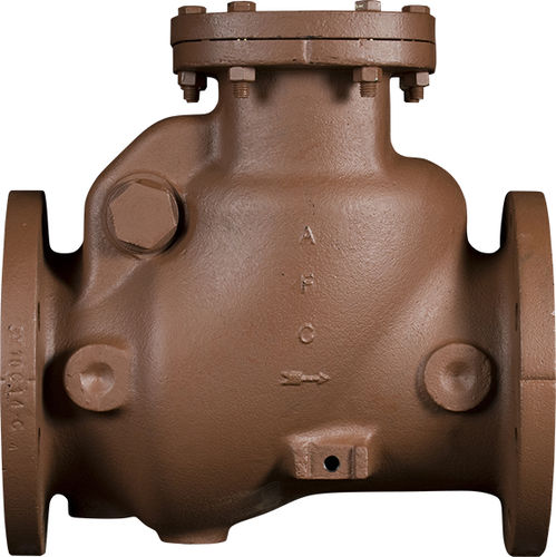 旋启式止回阀 - 52-SC series - American Flow Control - 用于水 / 排污 / 青铜