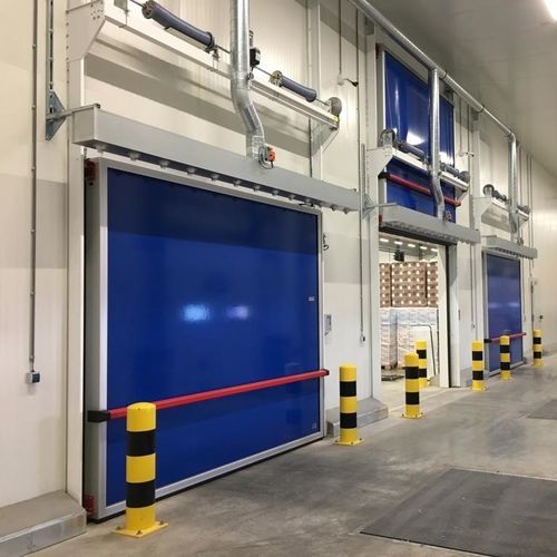竖直滑动门 - VH-1414 (V) - Salco Industrial Doors - 铝框架 / 阳极氧化铝 / 橡胶