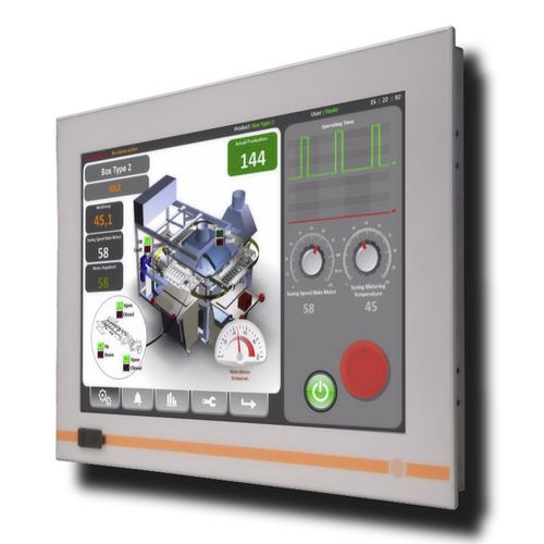 5线电阻式触摸屏工业平板电脑 - PSQ122 - PANEL Srl - LED背光 / 液晶 / TFT LCD