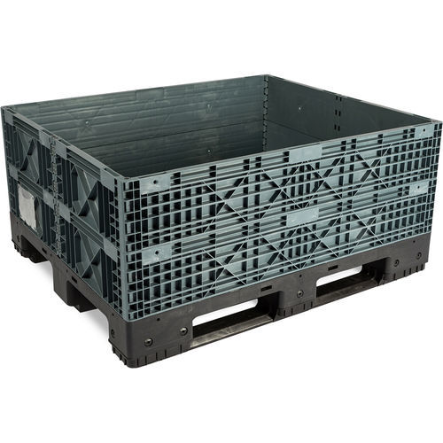 聚乙烯货盘箱 - MOD BOX 800 x 600 - PALBOX PALLETS E CONTENITORI SPA - 折叠 / 带盖 / 模块化