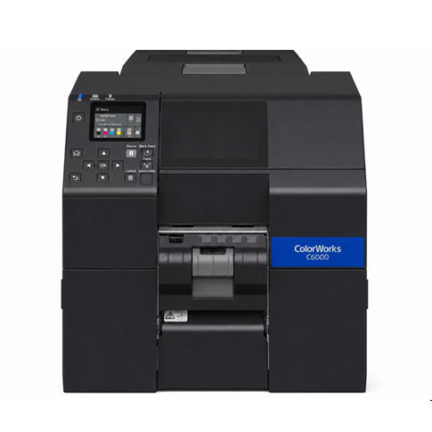 喷墨式标签打印机 - ColorWorks CW-C6000Ae  - VanDerEng B.V. - USB / LAN / 带软件