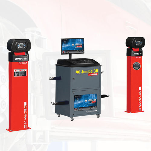 3D车轮对准机 - Jumbo Optima - Manatec Electronics Pvt. Ltd. - 用于卡车 / 车用 / 用于总线