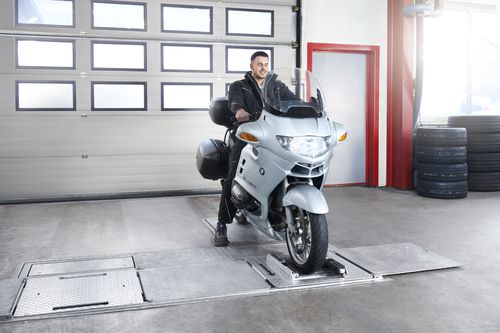 摩托车制动台 - ATT Nussbaum Prüftechnik GmbH - 滚筒