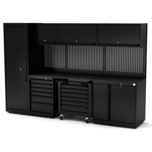金属工作台 - WB-C302P - RO & Co. S.p.A. Keen Space - 用于车间 / 6 屉式 / 双门