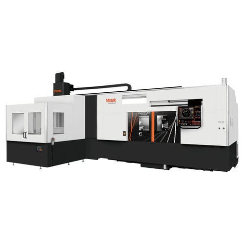 CNC数控车削加工中心 - MULTIPLEX W - Mazak/马扎克 - 双轴 / 二机轴 / 12工具