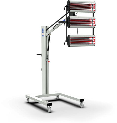 红外线干燥机 - IR-X3 - B-TEC GmbH - 连续 / 用于油漆 / 车身维修