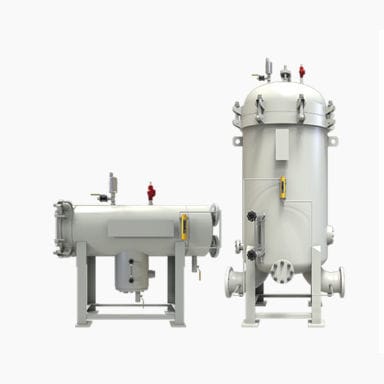 聚结过滤器外壳 - VCS, HCS series - Facet International - 用于液体 / 碳钢