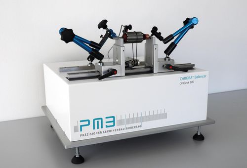 卧式平衡机 - CAROBA®Balancer OnDesk 500 - PMB - Präzisionsmaschinenbau Bobertag GmbH - 动态 / 电动 / 用于转子